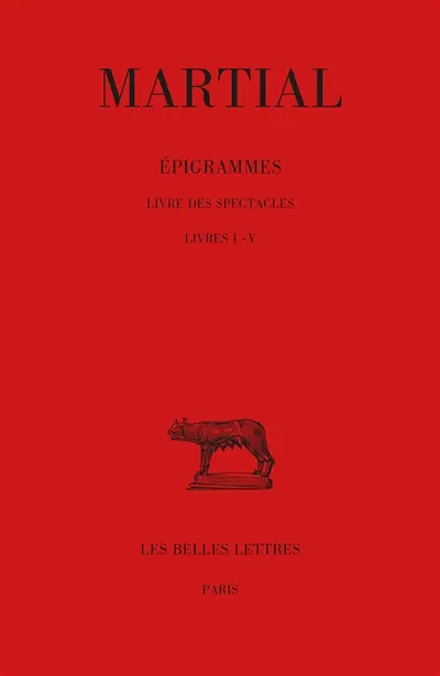 Epigrammes. Vol. 1