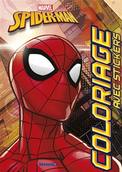 Spider-Man : coloriages avec stickers