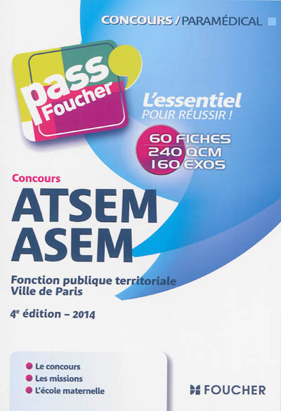 ATSEM-ASEM : fonction publique territoriale, Ville de Paris