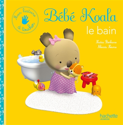 Bébé koala le bain