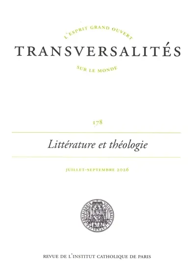 Transversalités, n° 178. Littérature et théologie