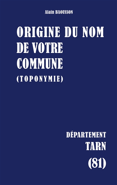 Origine du nom de votre...