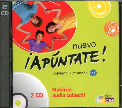 Nuevo apuntate ! espagnol, 2e année A2 : matériel audio collectif