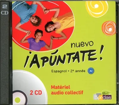 Nuevo apuntate ! espagnol, 2e année A2 : matériel audio collectif