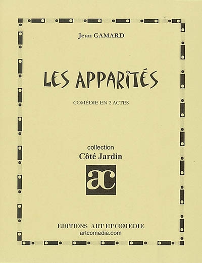 Les apparités : comédie en...