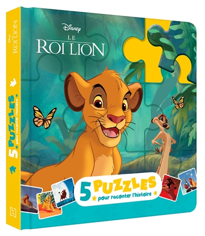 Le roi lion : 5 puzzles pour raconter l'histoire