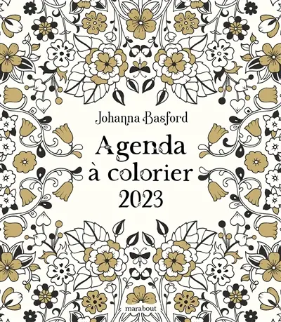 Agenda à colorier 2023