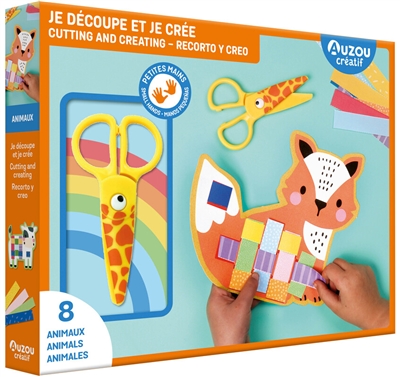 Je découpe et je crée : 8 animaux. Cutting and creating : 8 animals. Recorto y creo : 8 animales