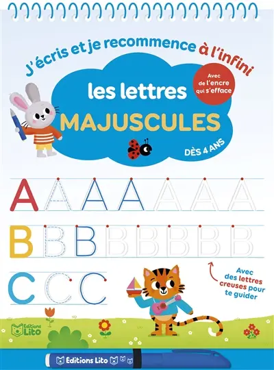 Les lettres majuscules : dès 4 ans