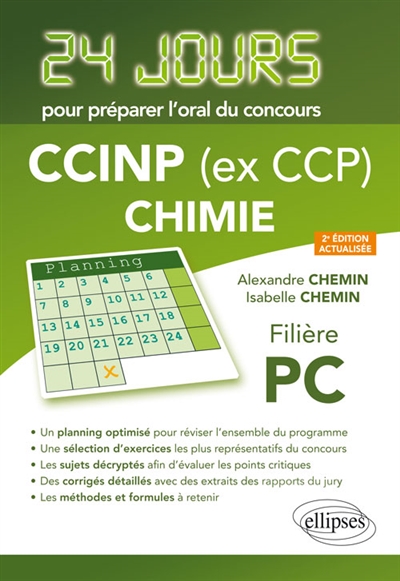 CCINP (ex CCP), chimie : filière PC