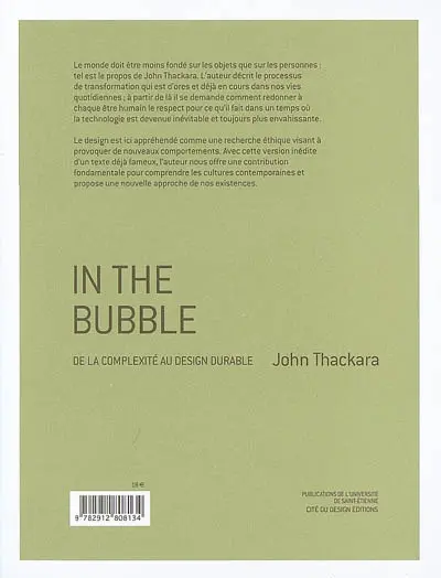 In the bubble : de la complexité au design durable