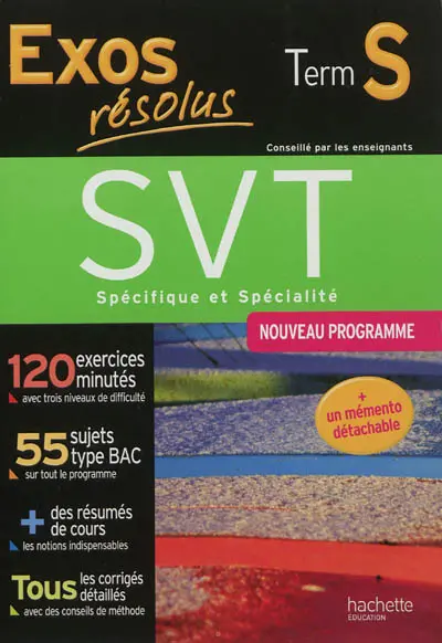 SVT spécifique et spécialité terminale S