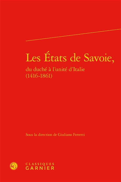 Les Etats de Savoie : du...