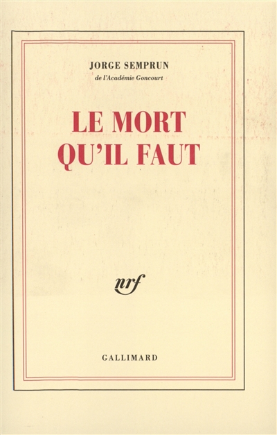 Le mort qu'il faut