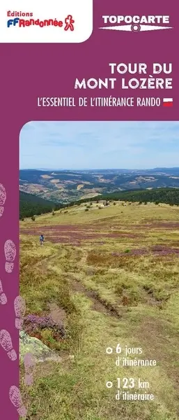 Tour du mont Lozère : l'essentiel de l'itinéraire rando : 6 jours d'itinérance, 123 km d'itinéraire
