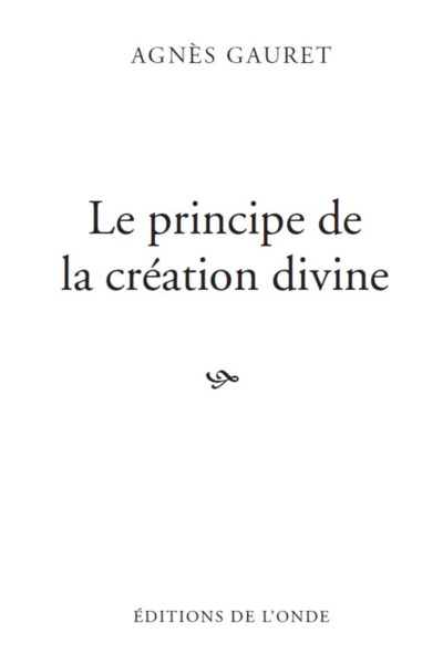 Le principe de la création divine