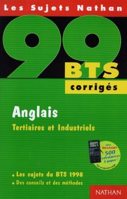 Anglais, BTS 99, tertiaires et industriels