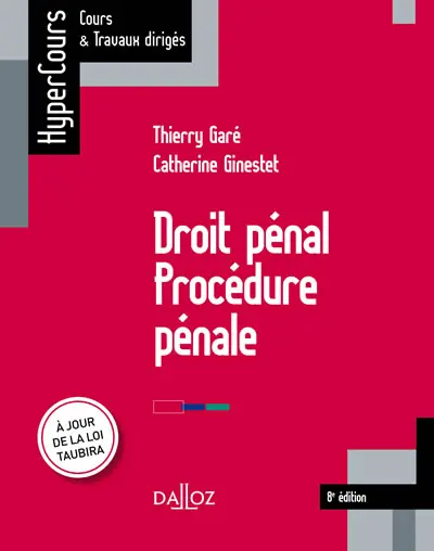 Droit pénal, procédure pénale