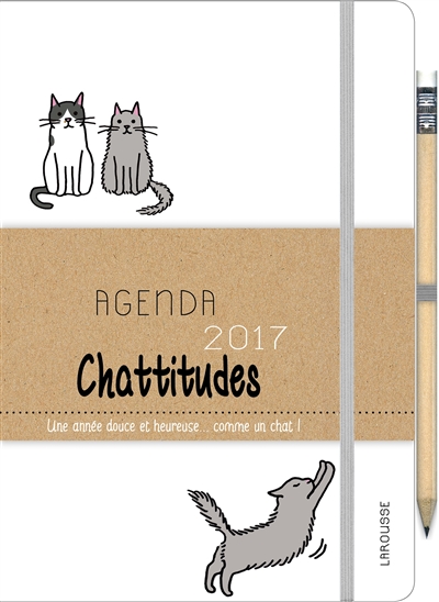 Agenda Chattitudes 2017 : une année douce et heureuse... comme un chat !