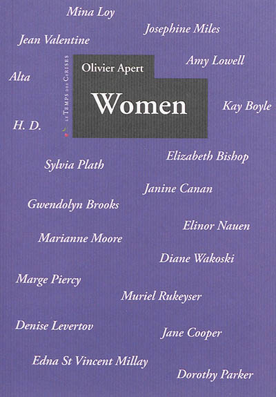 Women : une anthologie de la poésie féminine américaine du XXe siècle