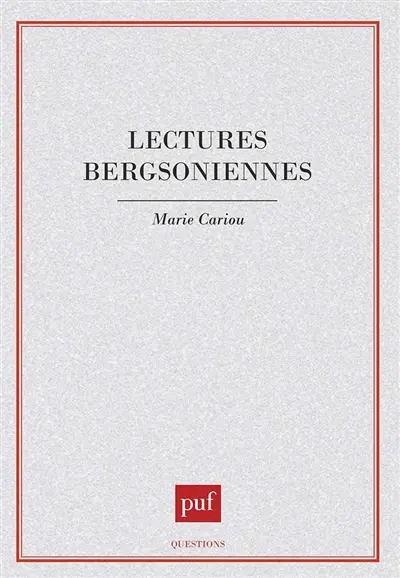 Lectures bergsoniennes