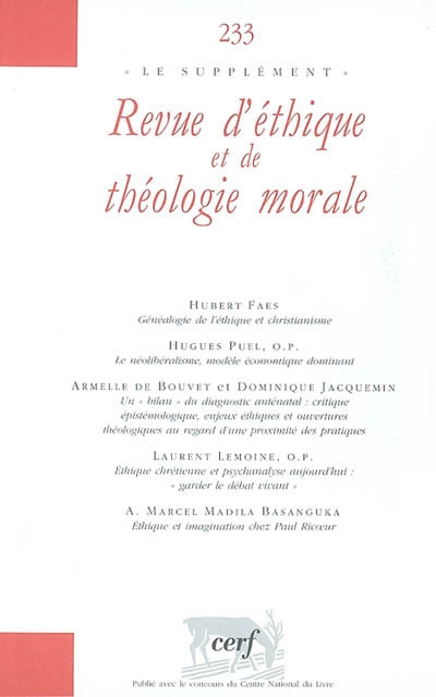 Revue d'éthique et de...