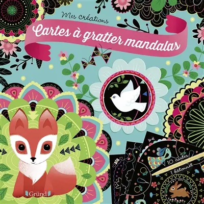 Cartes à gratter mandalas