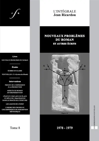 L'intégrale Jean Ricardou. Vol. 8. Nouveaux problèmes du roman : et autres écrits : 1978-1979