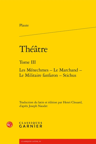 Théâtre. Vol. 3