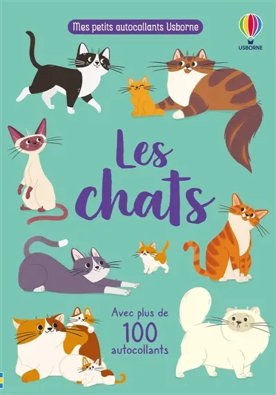 Les chats : Mes petits autocollants Usborne : Dès 3 ans