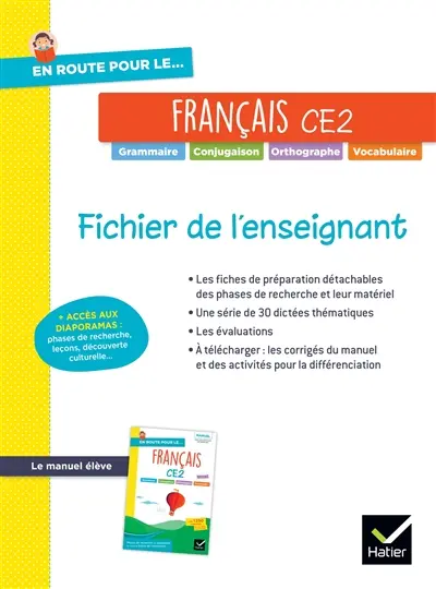 En route pour le français, CE2 : fichier de l'enseignant