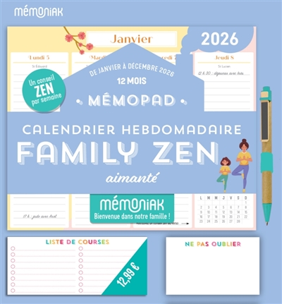 Mémopad, calendrier...