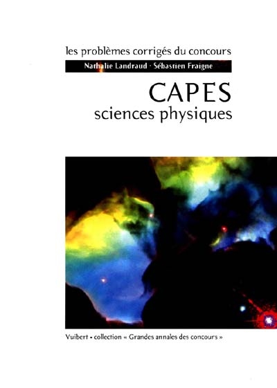 Capes sciences physiques : Capes externe, section physique et chimie