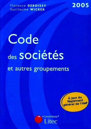 Code des sociétés et autres groupements 2005