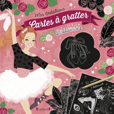 Cartes à gratter brillantes : danse