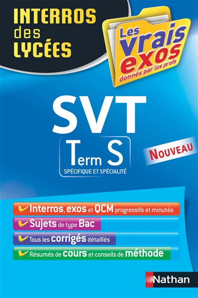 SVT : terminale S, spécifique et spécialité