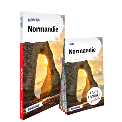 normandie : guide + carte