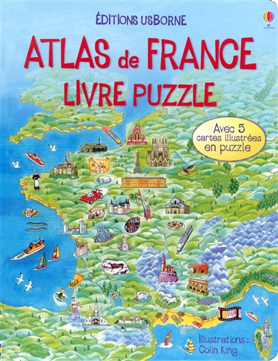Atlas de France : livre puzzle