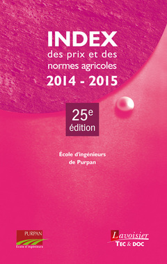 Index des prix et des normes agricoles : 2014-2015
