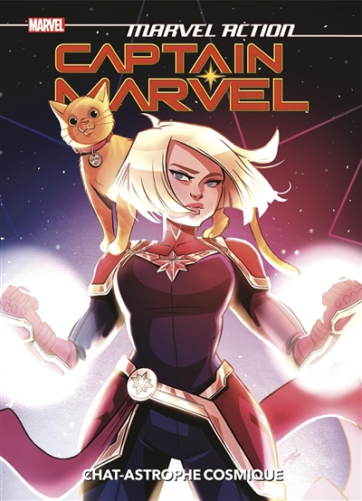 Marvel action Captain Marvel. Chat-astrophe cosmique
