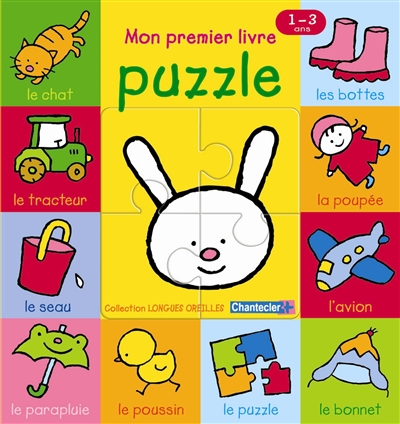 Longues oreilles - Mon premier livre puzzle (2-4 a.)