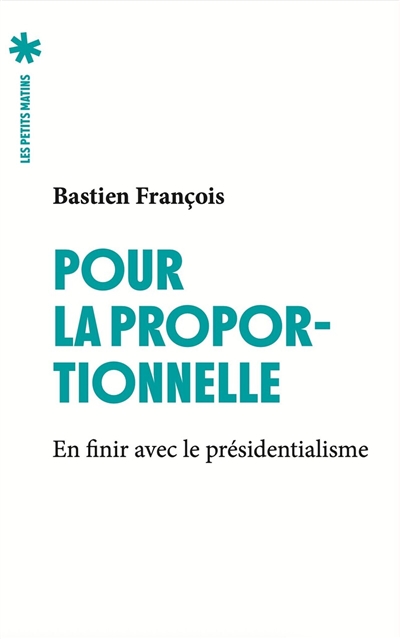 Pour la proportionnelle :...