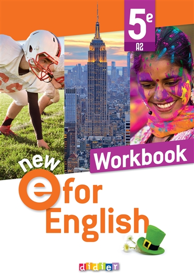 New E for English 5e, A2 : workbook