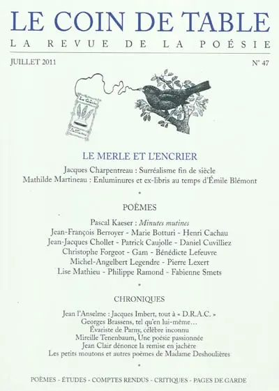 Coin de table (Le), n° 47