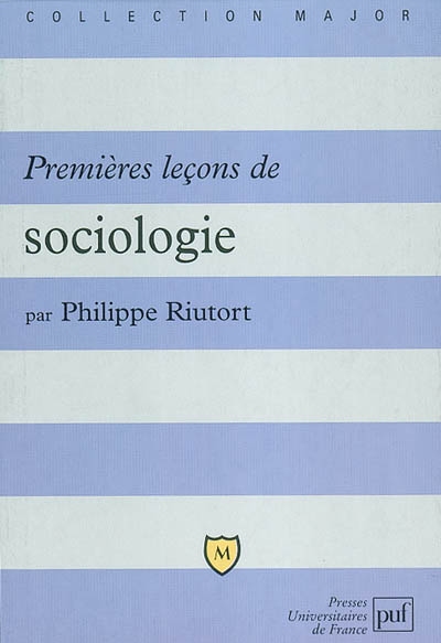 Premières leçons de sociologie
