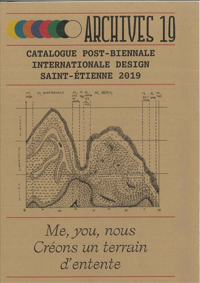 Archives 19 : catalogue post-Biennale internationale design Saint-Etienne 2019 : me, you, nous, créons un terrain d'entente