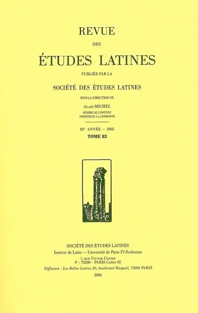 Revue des études latines,...
