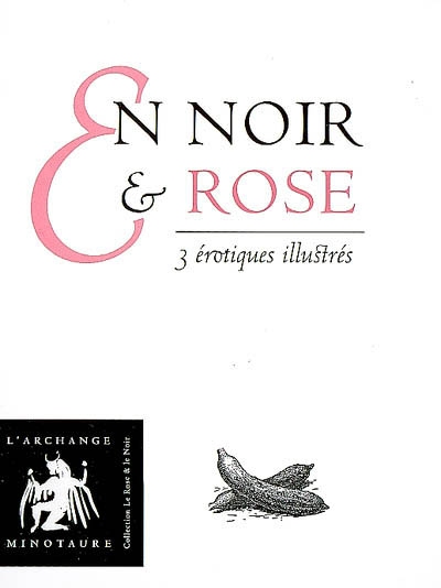 En noir & rose : 3 érotiques illustrés