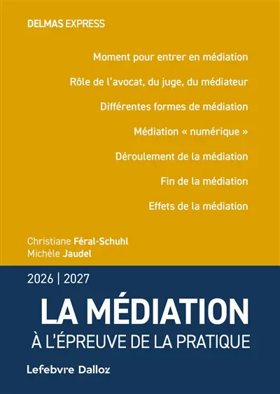La médiation à l'épreuve de la pratique : 2026-2027