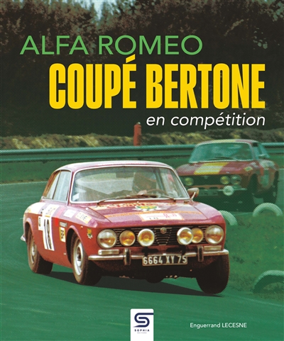 Alfa Romeo coupé Bertone en compétition